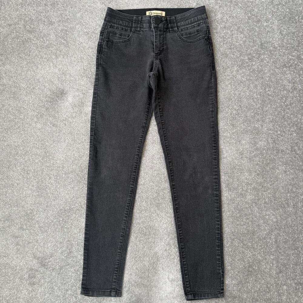 Democracy Jeans Womens 4 Black Gray Ab Technology Jegging Skinny Stretch Denim - Picture 1 of 12